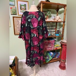 Ivy City Co Sequin Midi Dress - Black, Green, Purple